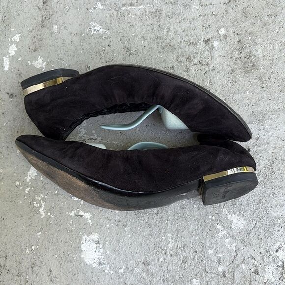 Burberry suede ballerina flats - Picture 3 of 8